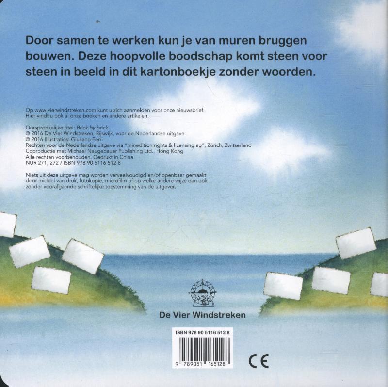 Achterkant van Steen voor steen