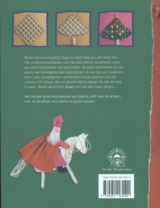 Achterkant van Het grote winterknutselboek