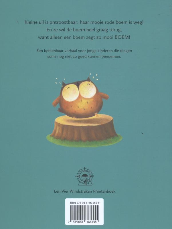 Achterkant van Kleine uil en de boem