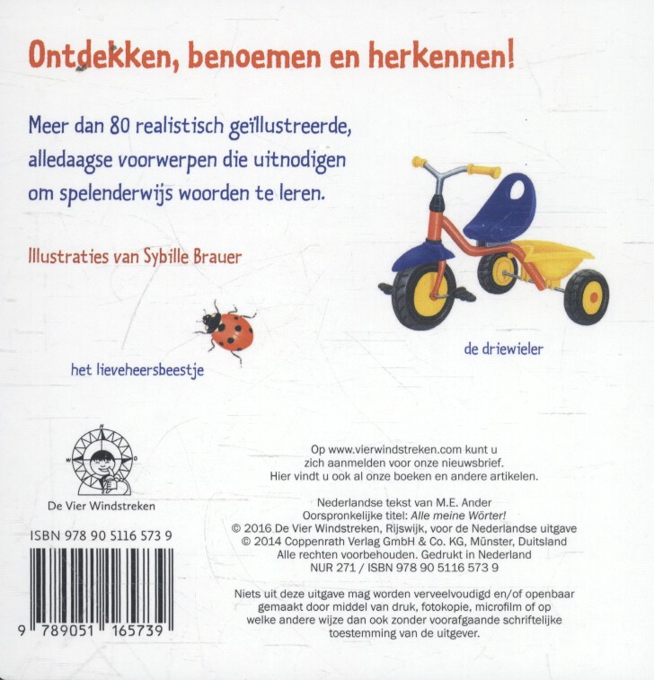 Achterkant van Mijn eerste woorden