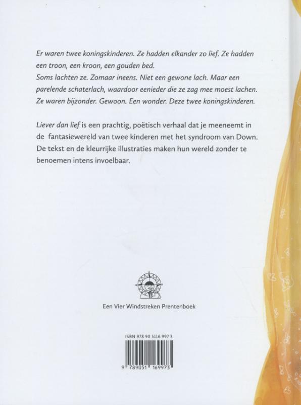 Achterkant van Liever dan lief