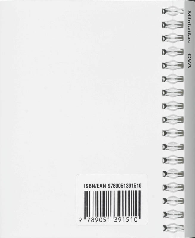 Achterkant van Miniatlas CVA