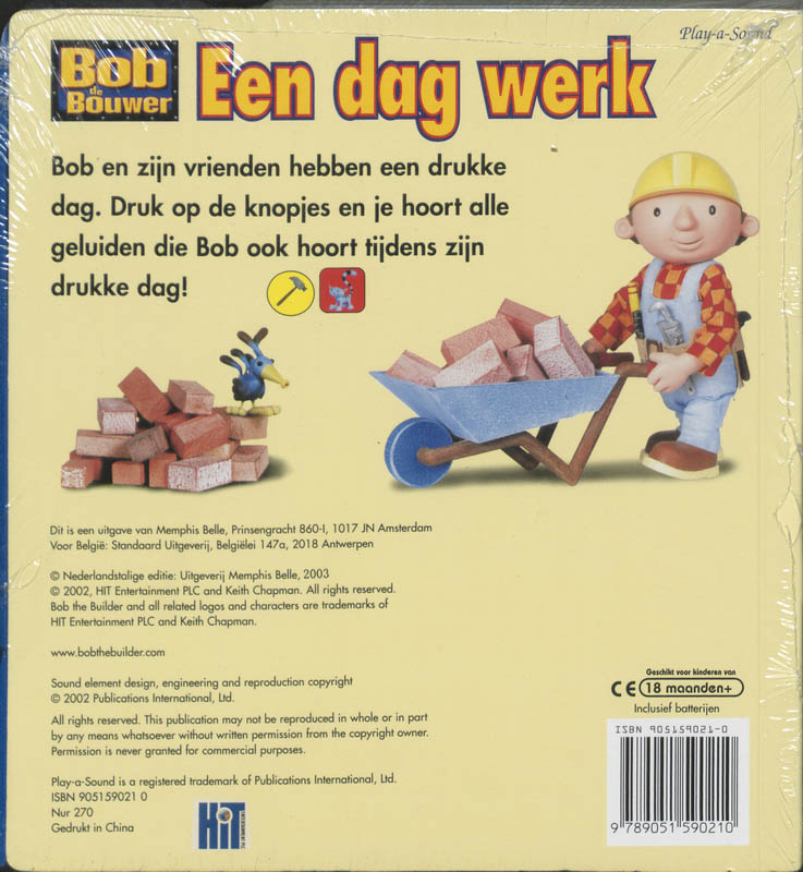 Achterkant van Een dag werk