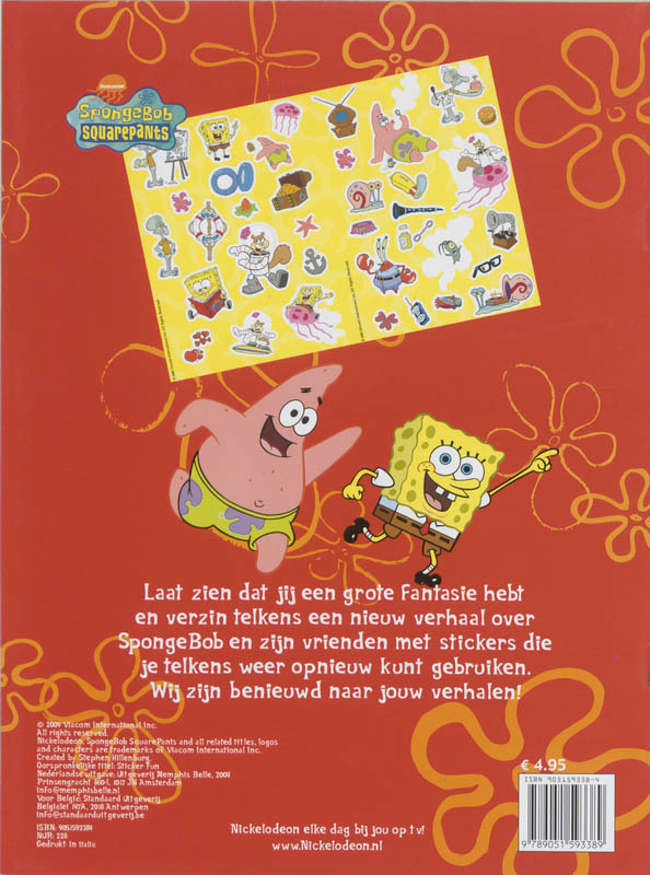 Achterkant van stickeravonturen