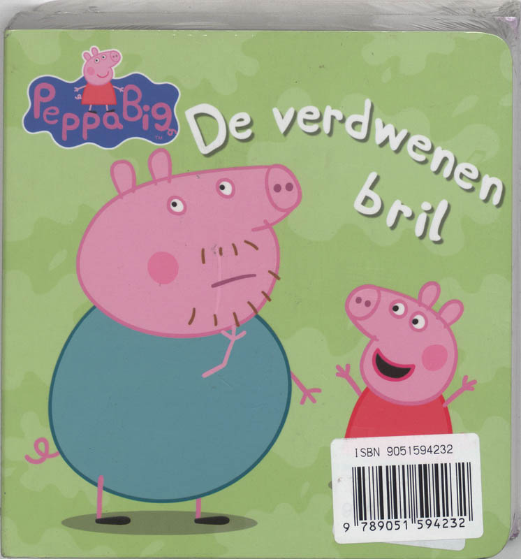 Achterkant van Peppa Big De verdwenen bril set 2 ex