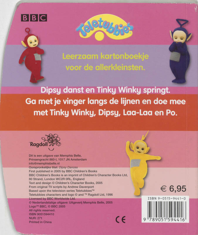 Achterkant van Dansen met Dipsy