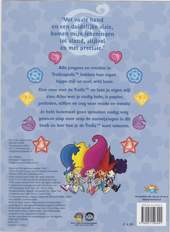 Achterkant van Teken de Trollz