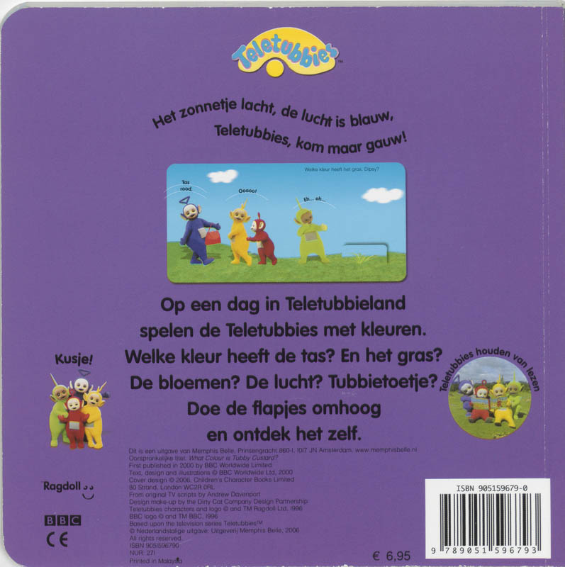 Achterkant van Allemaal kleuren