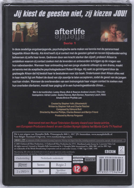 Achterkant van Serie 1