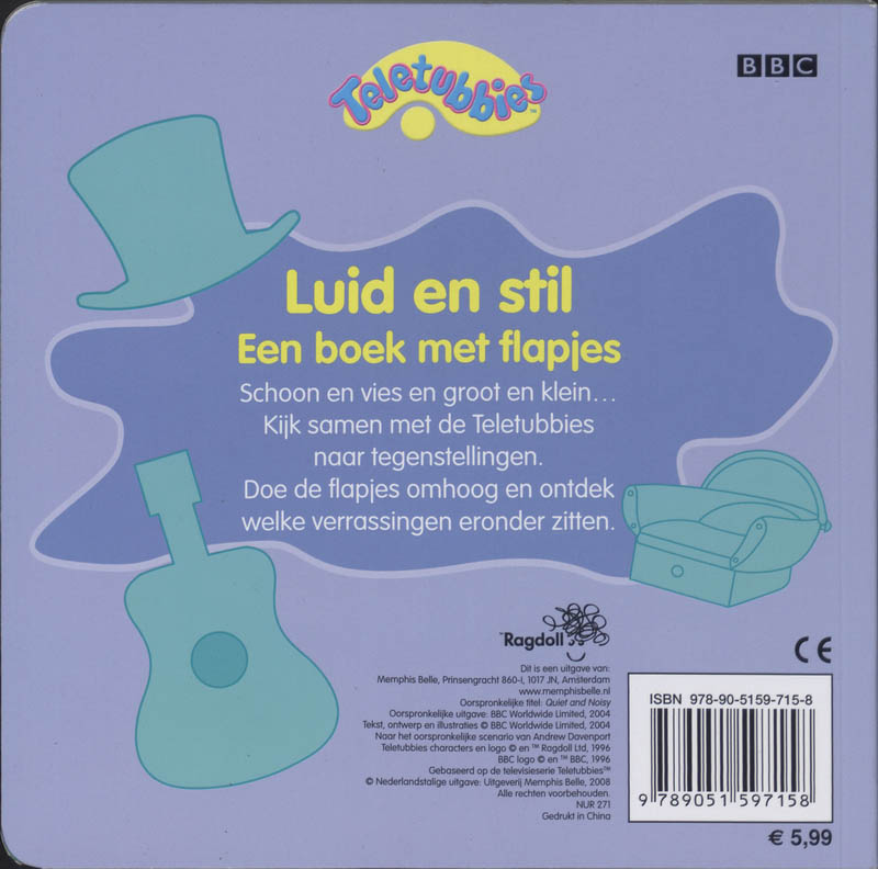 Achterkant van Luid en stil