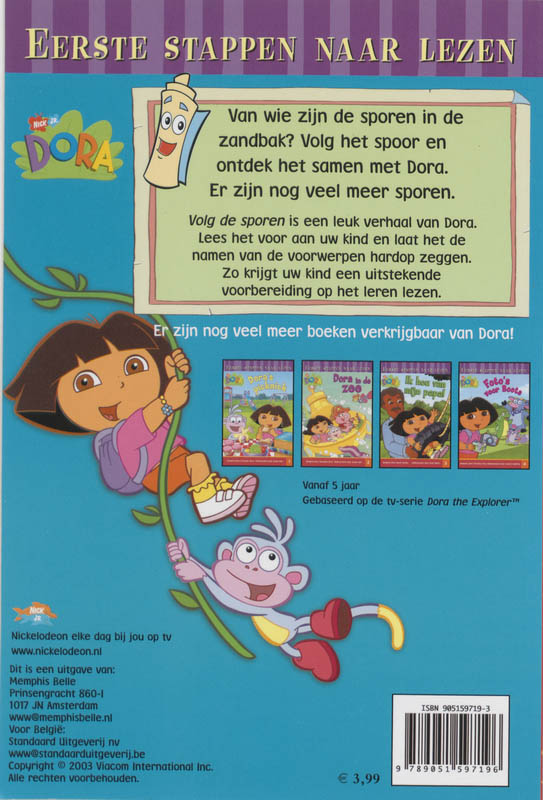 Achterkant van Volg de sporen