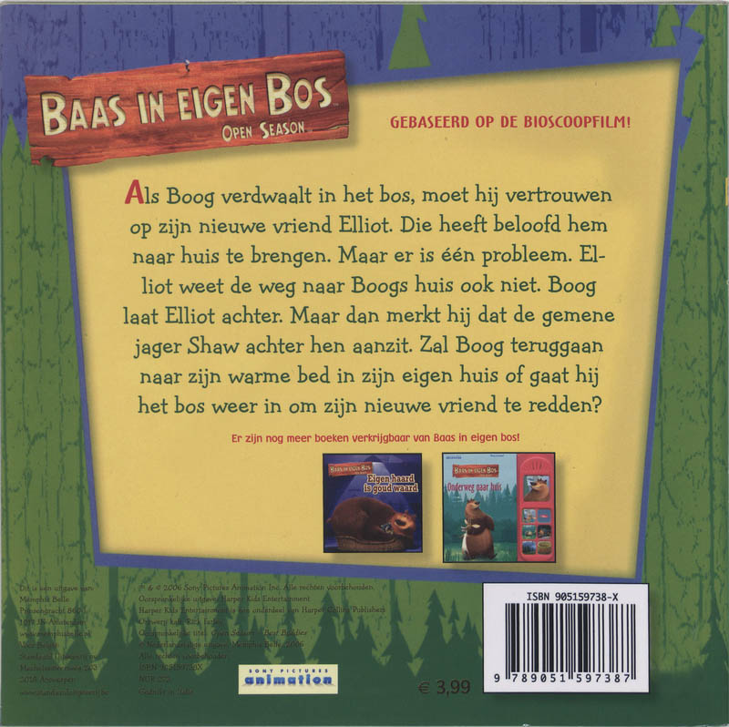 Achterkant van Baas in eigen bos beste maatjes