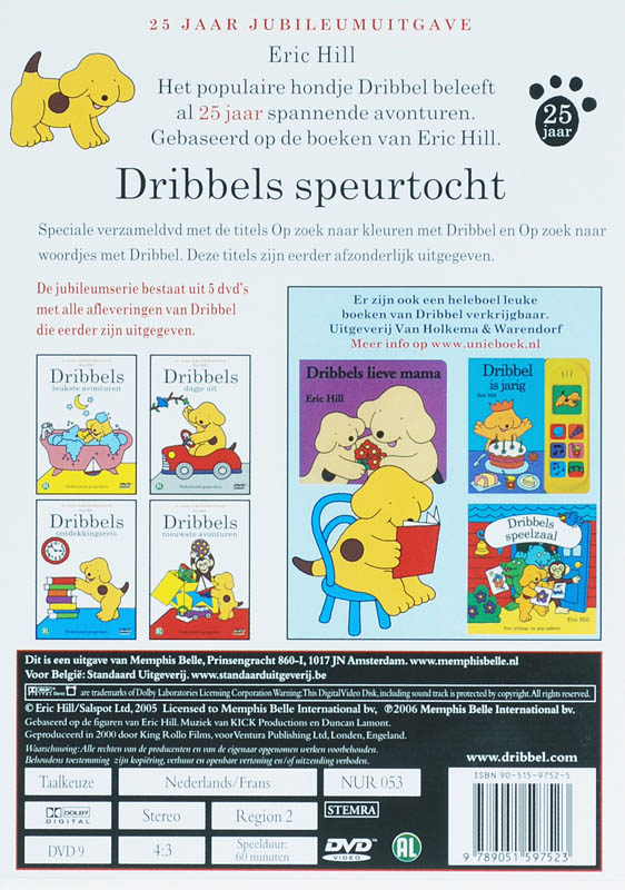 Achterkant van Dribbels speurtocht