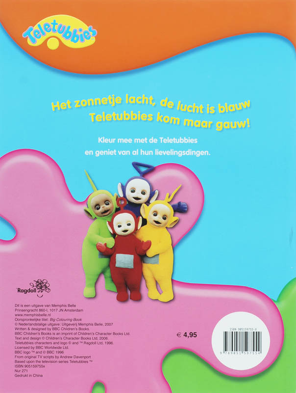 Achterkant van Groot kleurboek