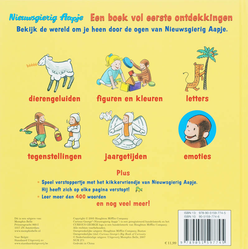 Achterkant van Een boek vol eerste ontdekkingen