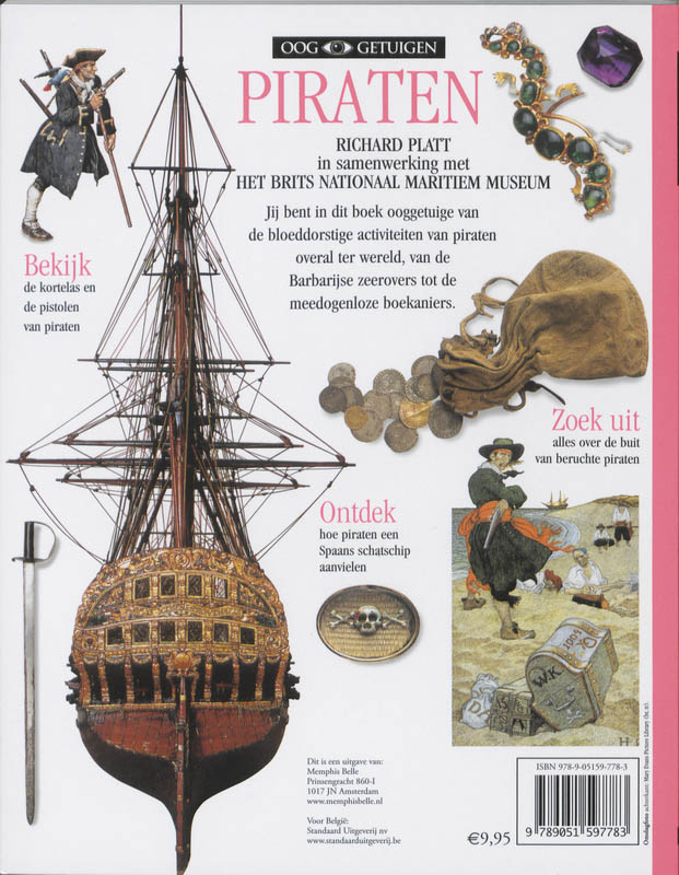 Achterkant van Piraten