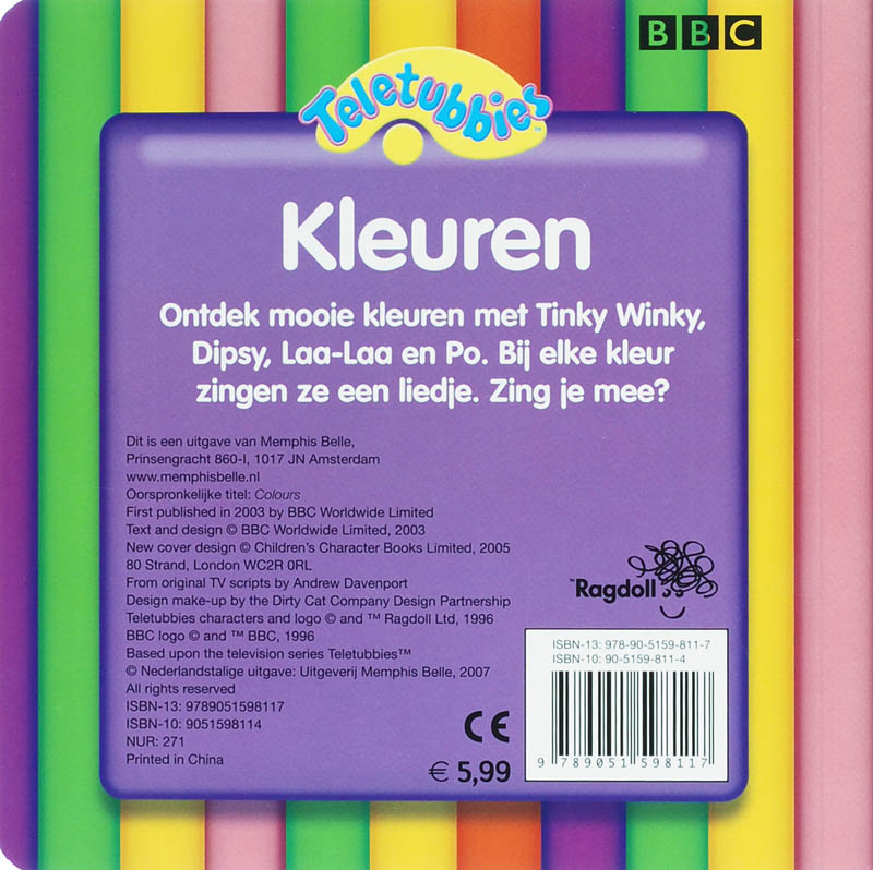 Achterkant van Kleuren