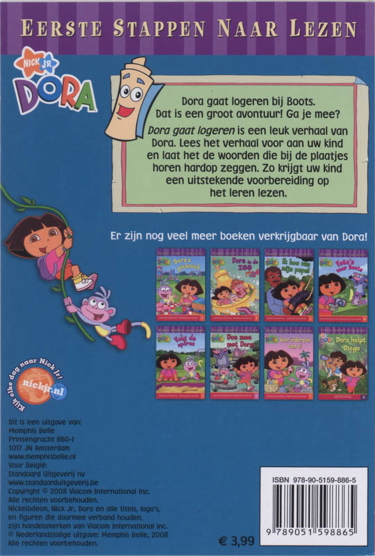 Achterkant van Dora gaat logeren