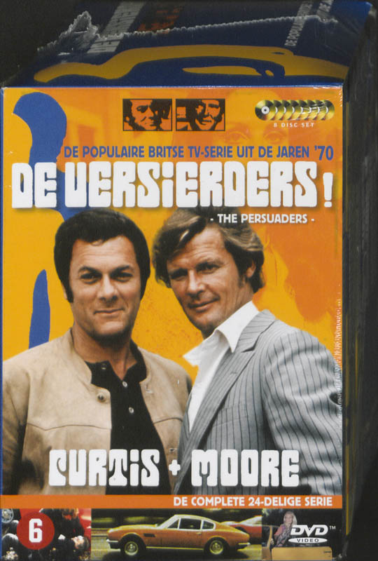 Achterkant van De Versierders Slipcase serie 1 en 2