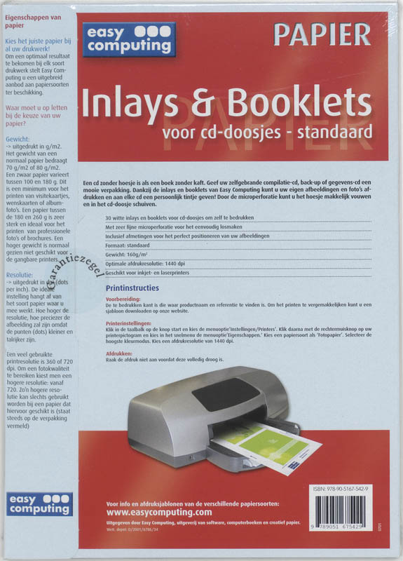Achterkant van Voor cd-doosjes-standaard