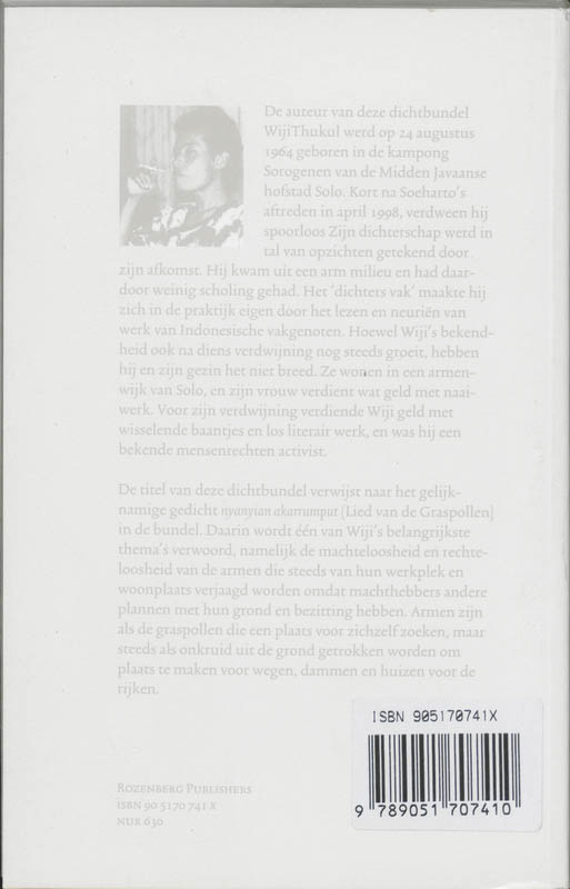 Achterkant van Het lied van de graspollen