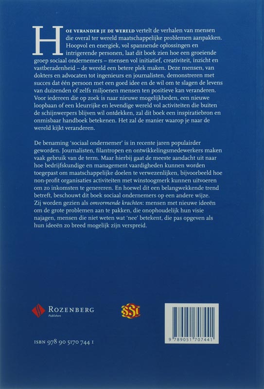 Achterkant van Hoe kan ik de wereld veranderen