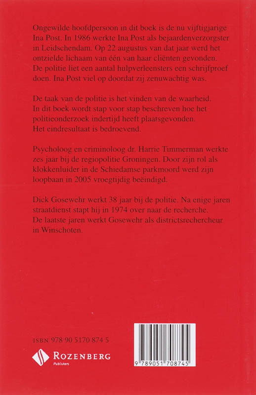 Achterkant van Wanneer de waarheid...