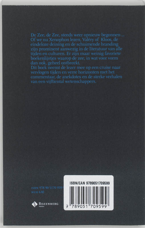 Achterkant van De zee, de zee..
