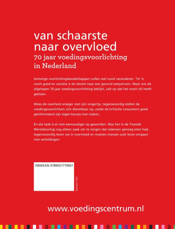 Achterkant van Van schaarste naar overvloed