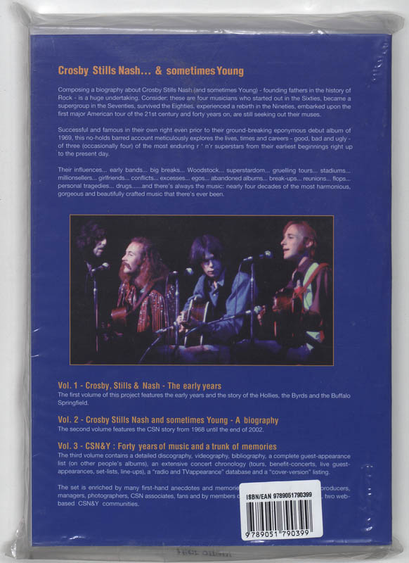 Achterkant van Crosby, Stills, Nash and sometimes Young