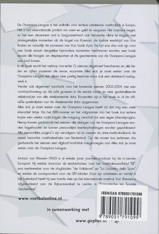 Achterkant van 2003-2004
