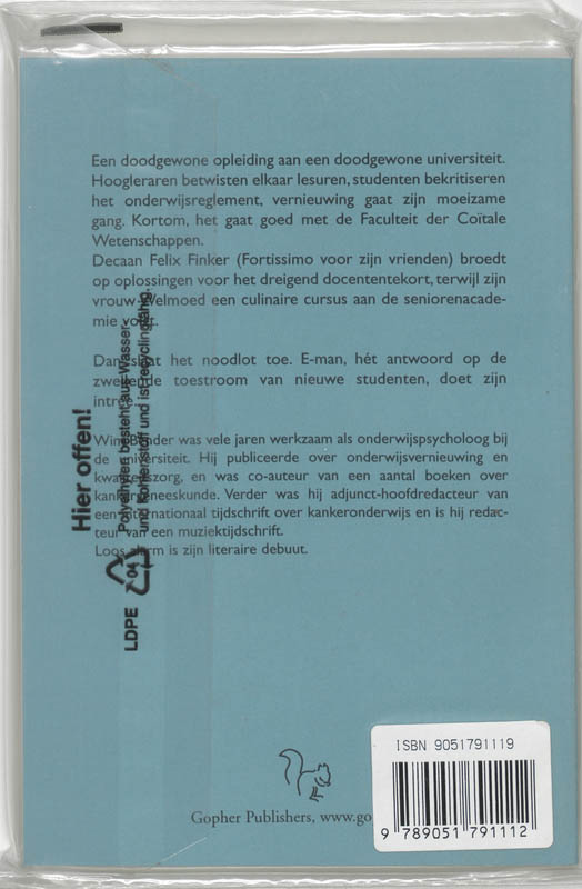 Achterkant van Loos alarm