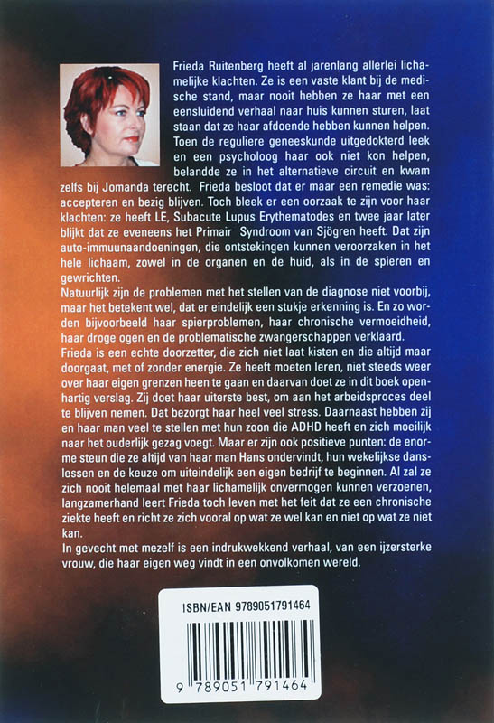 Achterkant van In gevecht met mezelf