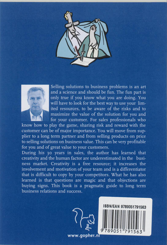 Achterkant van Creativity in sales