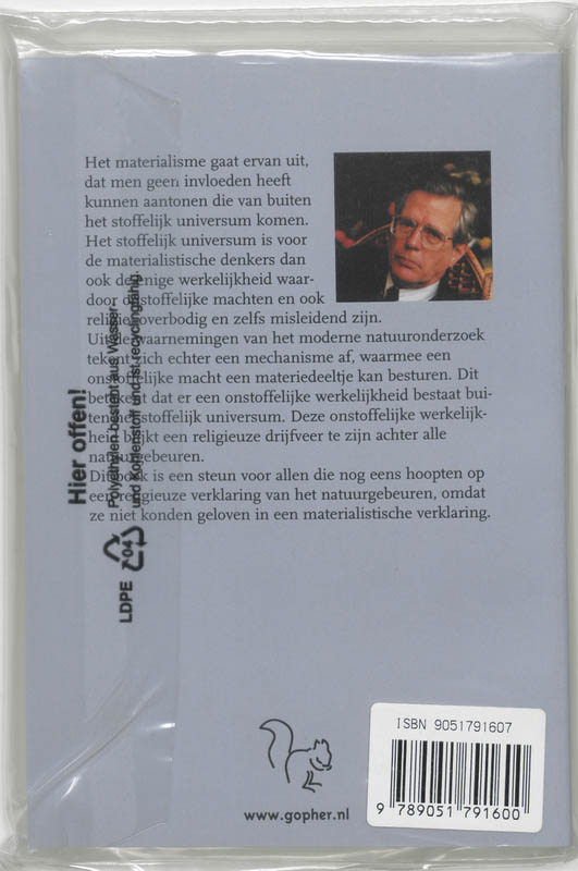 Achterkant van Een religieuze verklaring van het gedrag der dode en levende materie
