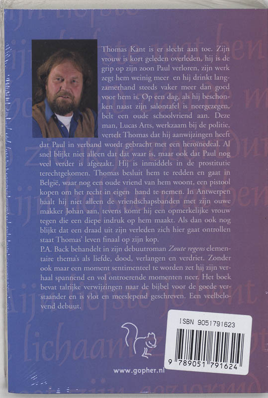 Achterkant van Zoute regens