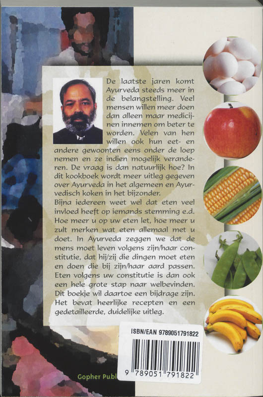 Achterkant van Het Ayurvedisch kookboek