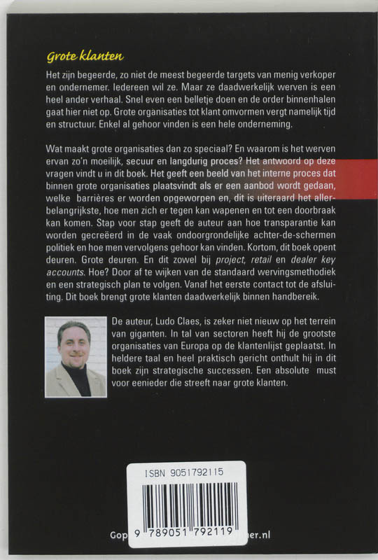Achterkant van Grote klanten binnen handbereik