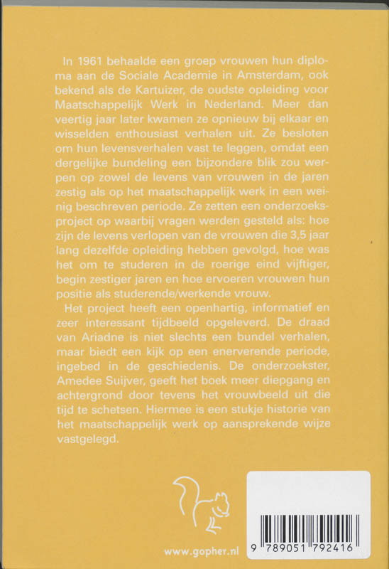 Achterkant van De draad van Ariadne