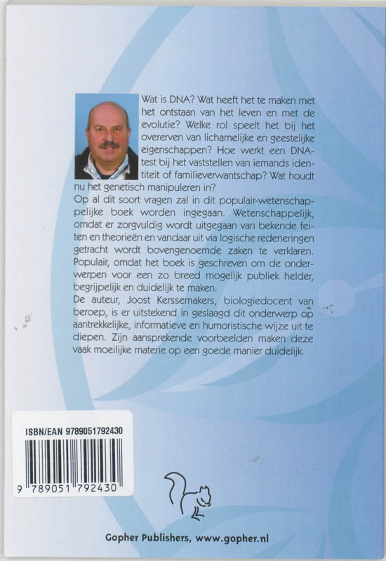 Achterkant van Zolang er leven is is er DNA