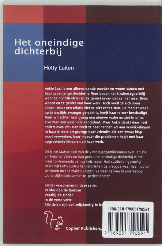 Achterkant van Het oneindige dichterbij