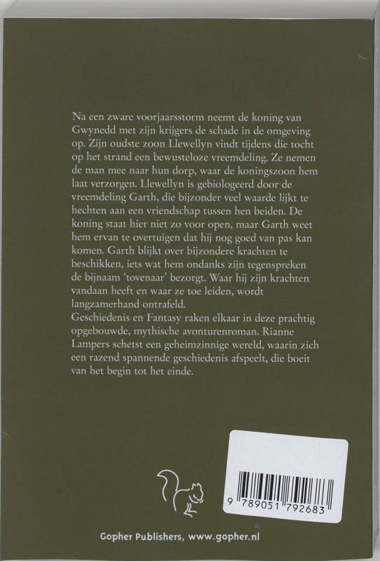 Achterkant van De vriend van de koning