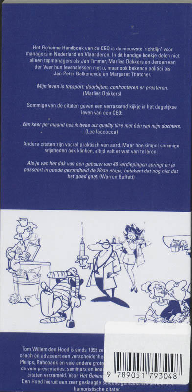 Achterkant van Het geheime handboek van de CEO