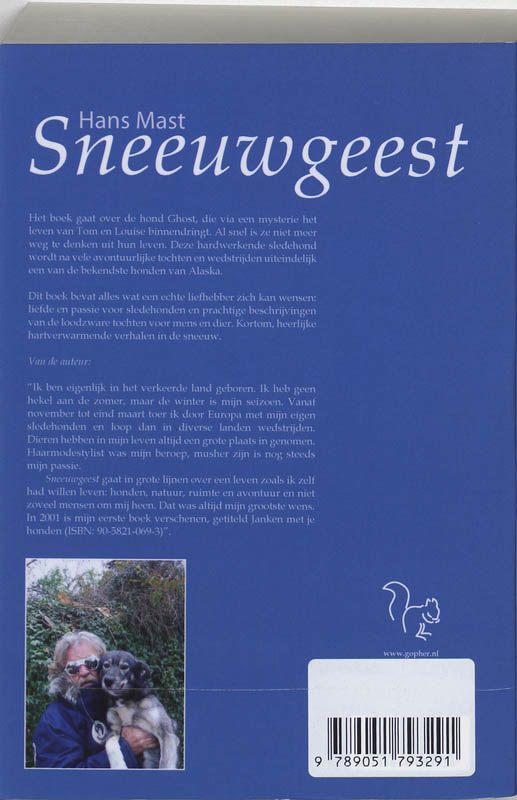 Achterkant van Sneeuwgeest