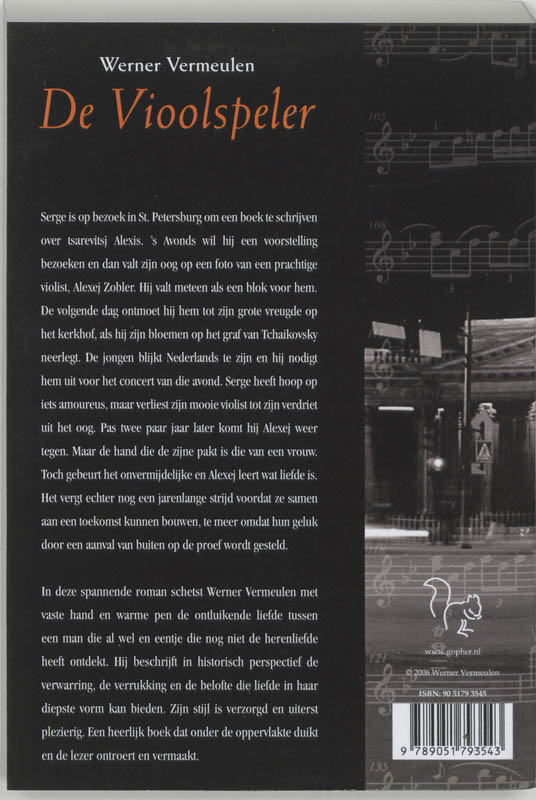Achterkant van De vioolspeler