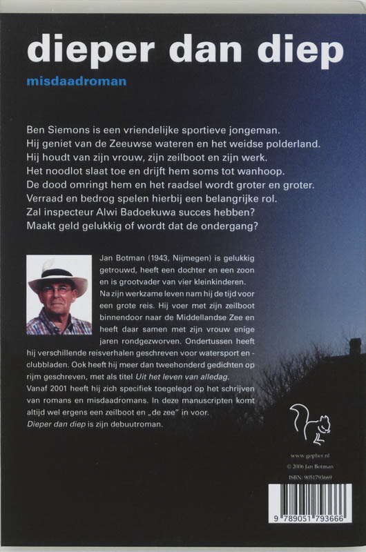Achterkant van Dieper dan diep