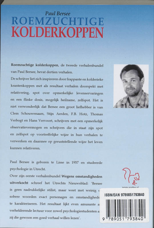 Achterkant van Roemzuchtige kolderkoppen