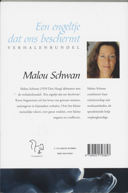 Achterkant van Een engeltje dat ons beschermt