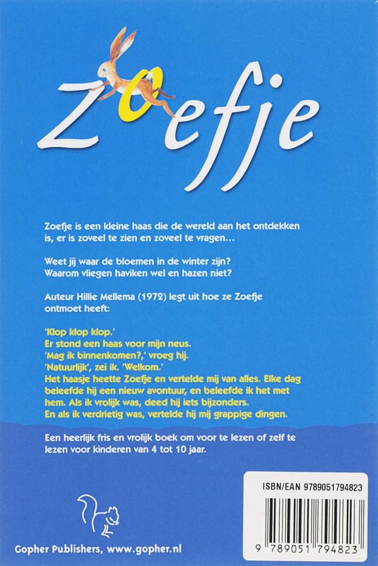 Achterkant van 1 Haasje-over met Havik