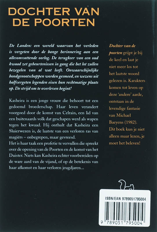 Achterkant van Dochter van de Poorten